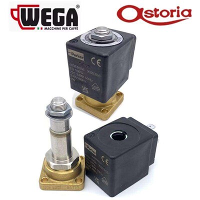 Wega/Astoria奥斯托利亚咖啡机配件Parker进水电磁阀上补水电磁阀
