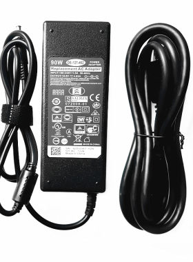 电源19.5V4.62A适配器适用于DELL灵越24-3455 5450充电小口针