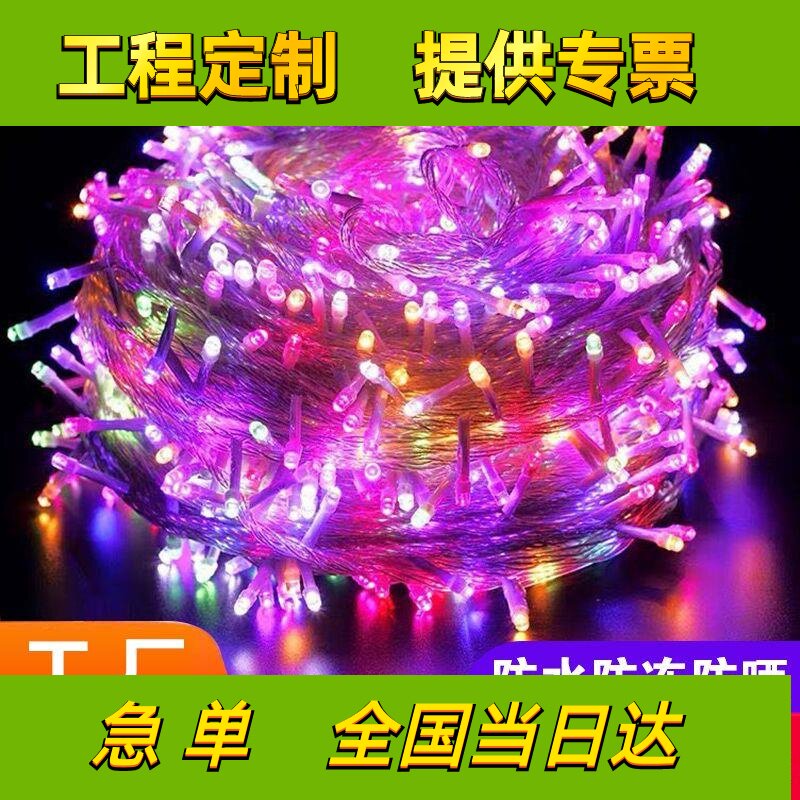 led灯饰五彩灯闪灯串灯满天星装饰灯/灯串