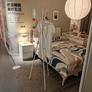 IKEA宜家正品耶卡拉尔衣帽架家用卧室落地挂衣架挂包架收纳挂架