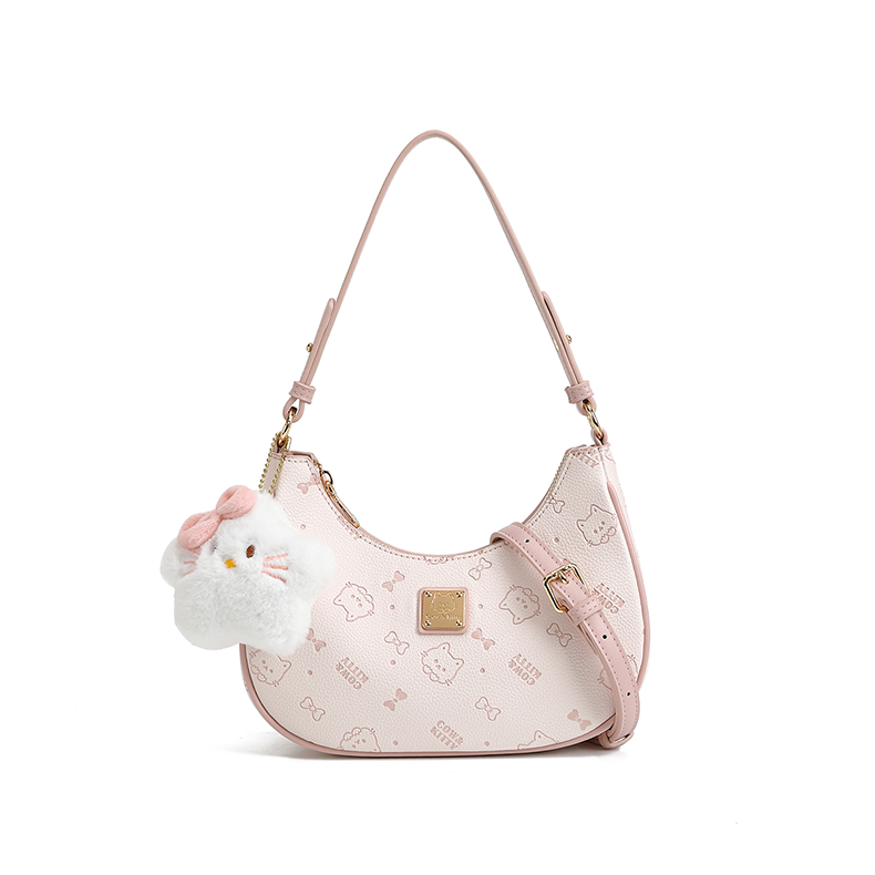 chaofanji联名cow kity25新款时尚百搭手提单肩包洋气通勤包