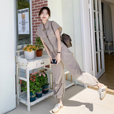 新款工装长裤套装221-885P140K198预，女装套装/套裙，2B148