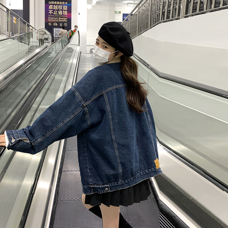 新款牛仔毛毛内里外套2B148/2336/p185/k278图片