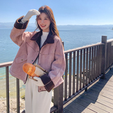 麂皮绒外套2B148-9953P215K328，女装短外套，2B148