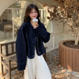 新款牛仔短外套，送同款小包2B148-9926P175k268，女装短外套，2B148