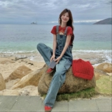 新款休闲牛仔背带裤221-960P135K188，女装休闲裤，2B148