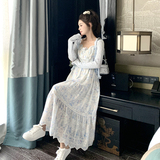 2026新款沙滩裙连衣裙两件套波西米亚风221-897P145K208，女装连衣裙，2B148