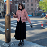 221新款小香风连衣裙外套外套+内搭裙子221-860-P195K278，女装套装/套裙，2B148