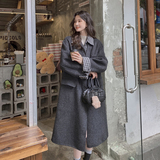 有货假两件双面呢大衣2B148-9938P345K518，女装毛呢外套，2B148