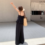 新款吊带上衣长款套装221-9906P155K228，女装套装/套裙，2B148