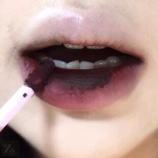 厌世感 疯批硝烟玫瑰！唇泥口红显白不沾杯学生深唇恶女色万圣节