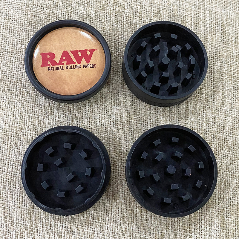塑料磨烟器双层碎草斗粮RAW便携