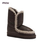 24美拉德手工钩编装 mou冬款 ESKIMO 饰羊皮毛一体中筒雪地靴