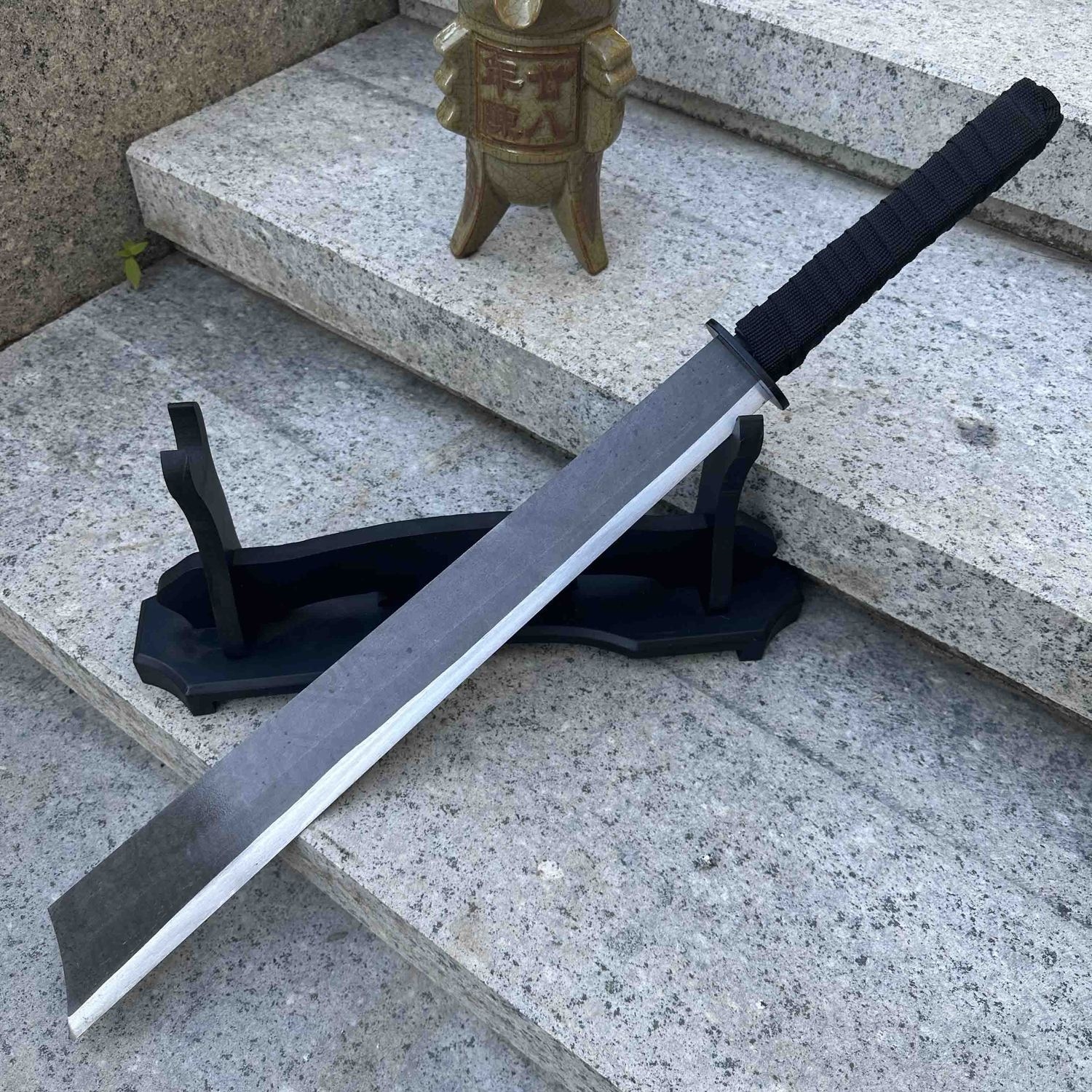 收藏冷兵器战术一体龙骨户外车载高锰钢龙泉剑武侠摆件镇宅未开刃