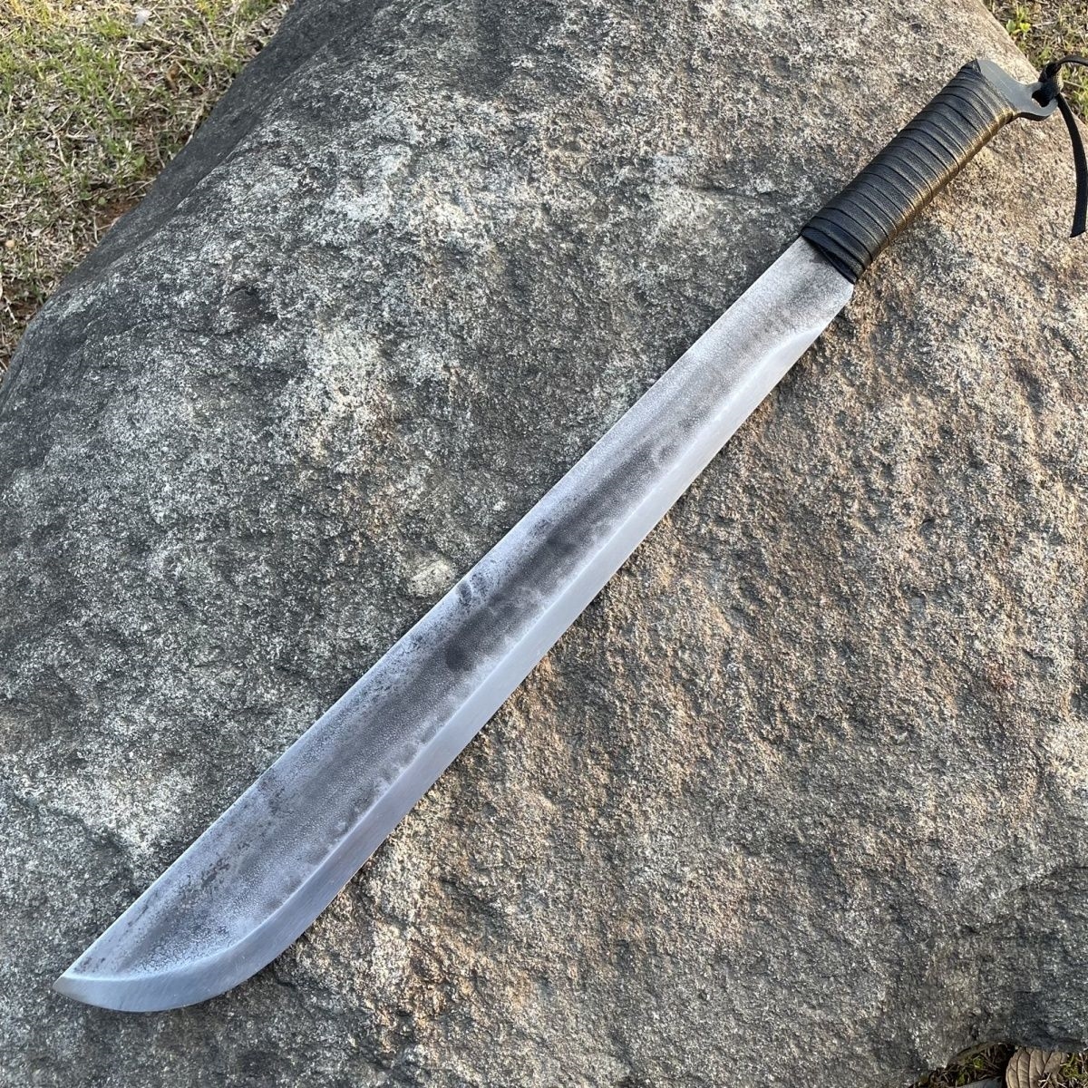 车载弹簧钢唐刀钢刀长款大刀锻打防身合法工具手工开路山刀未开刃