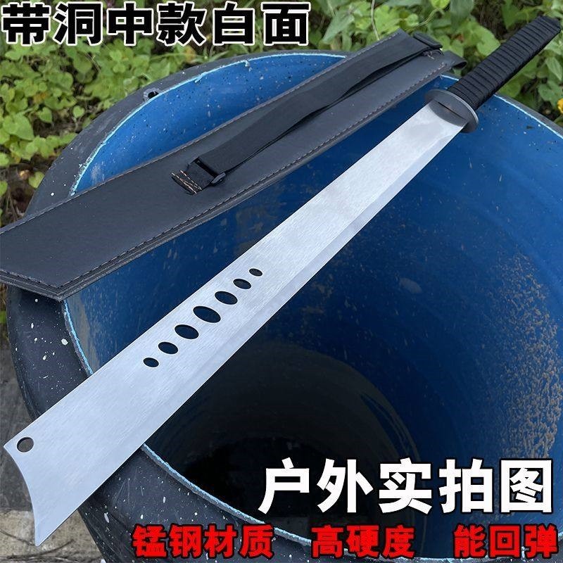 短刀刀具砍大刀中国唐横刀武器剑工艺品砍刃户外开山刃长款未开刃