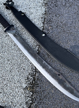 合法摆件装饰砍大刀影视高锰钢中国唐刀剑户外钢刀防身龙泉未开刃