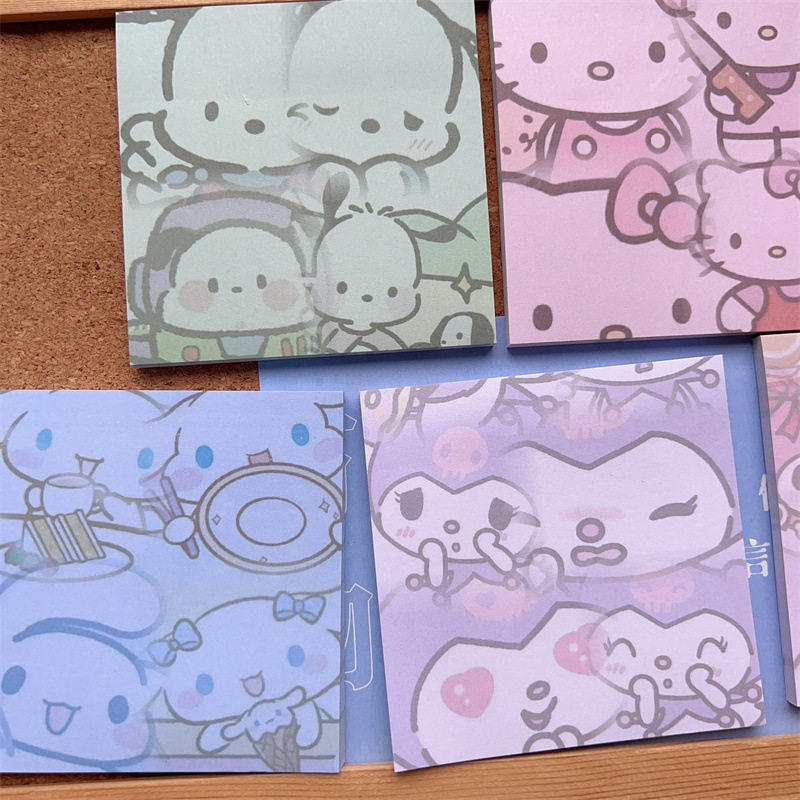 卡通可爱高颜值帕恰狗留言贴ins风简约小清新库洛米学生用便利贴