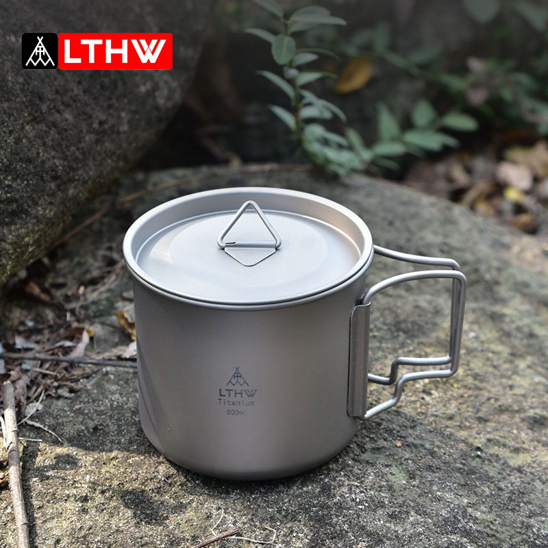 水杯LTHW旅腾纯钛徒步便携