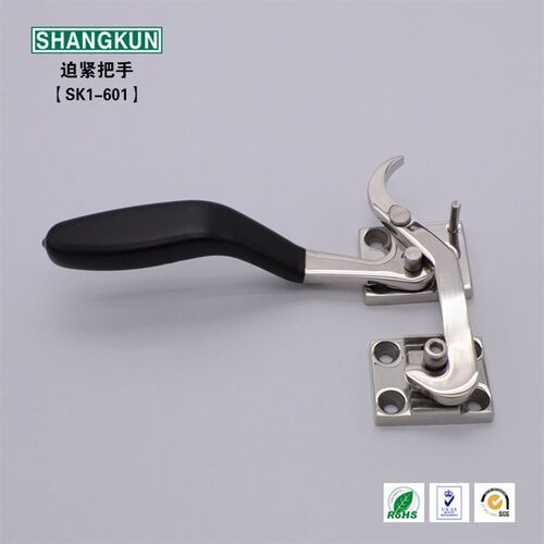 SK1-601工业机械门锁 烤箱恒温恒湿箱不锈钢迫紧侧装门把手执手批