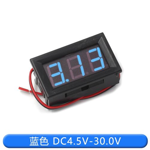 两二线电压表DC4.5V-120V直流数显表数字电压表头指示显示数码管