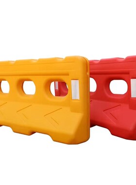 塑料水马三孔注水围挡防撞桶隔离墩市政工程施工地高速公路道养护