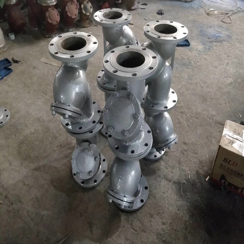 GL41H-16C/25C铸钢Y型过滤器 碳钢法兰过滤器DN15 20 25 65 80