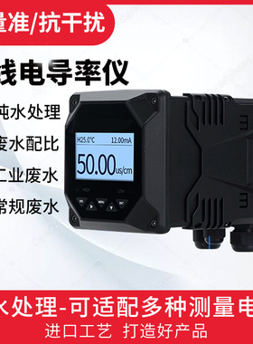 工业线上电导率仪TDSp水质检测感测器电极监视器EC值测试计电导率
