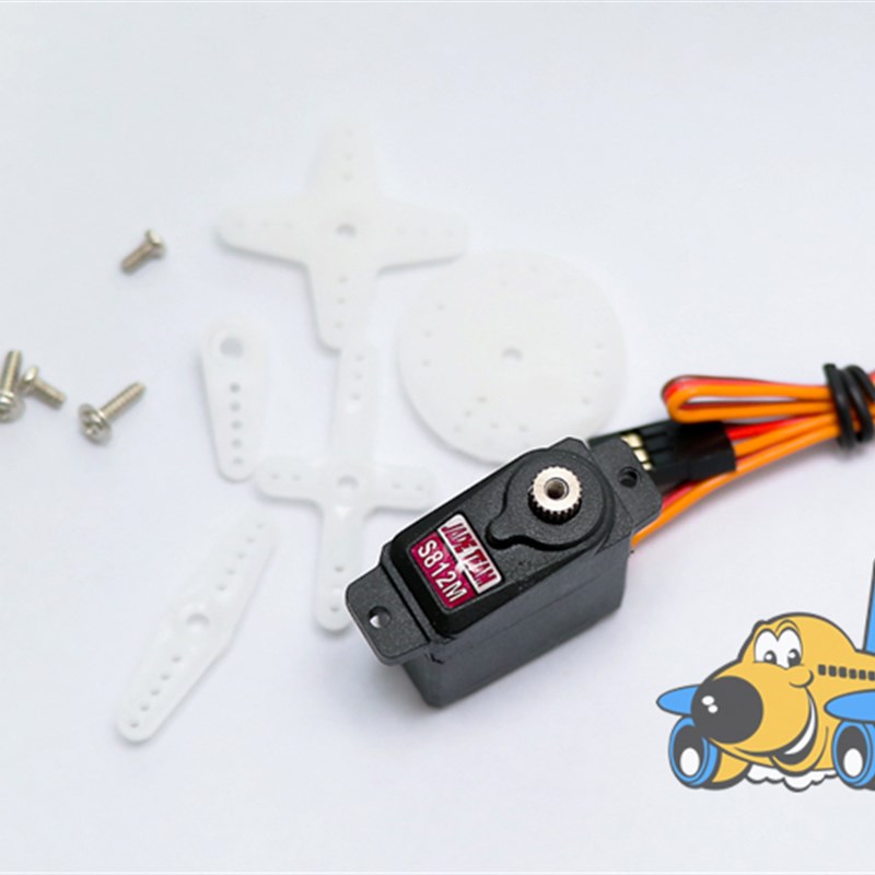 翔翼模型JADETEAM航模遥控飞机数字舵机 金属齿14g S812M F3P3/4D