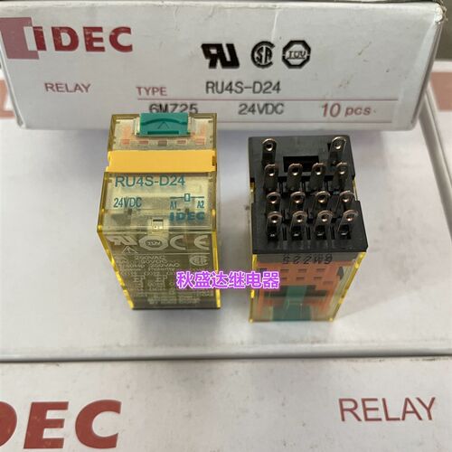 原装正品IDEC和泉继电器RU2S-CD RU4S-D24 D110 A220 D12现货!