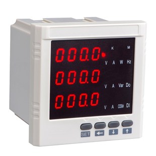 2S4 380V 3S4 电压输入220V 电流5A 9S4 多功能电力仪表HCD194E