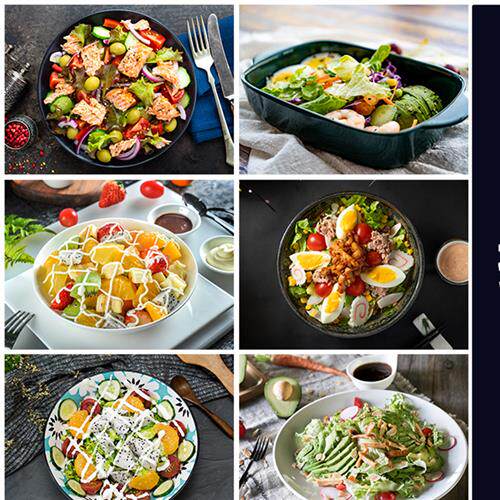 餐饮美食蔬菜水果沙拉高清摄影大图实拍照片素材库jpg格式背景