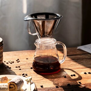 bodum波顿进口手冲咖啡滤杯 家用滴漏式滤杯咖啡壶套装漏斗滤壶