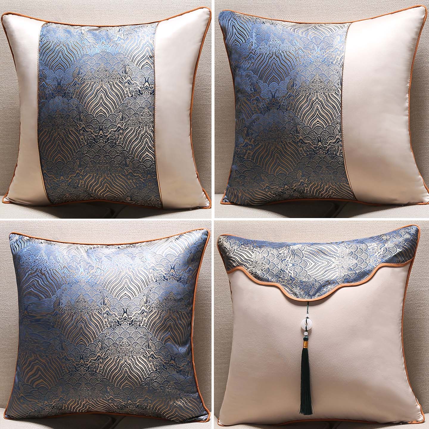 新中式沙发抱枕靠垫客厅轻奢靠枕中国风古典刺绣卧室腰枕靠垫套罩,居家布艺,靠垫/抱枕,淘宝优惠券,粉丝福利购,淘宝优惠卷