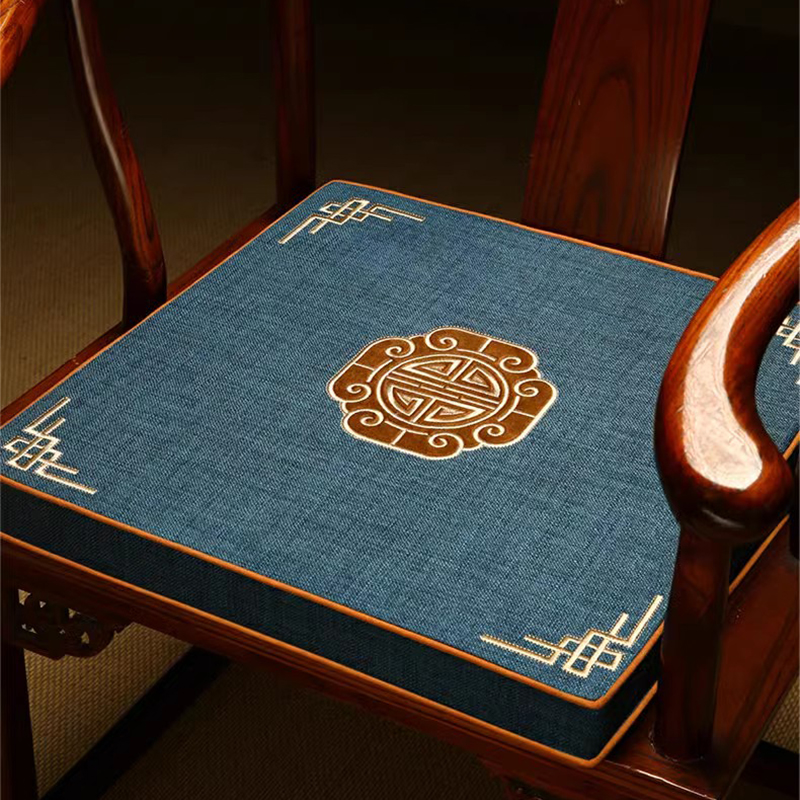 椰棕坐垫中式红木椅子垫加厚加硬沙发垫茶椅垫圈椅太师椅座垫定制