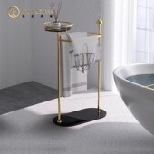 BENCROSS本心本来落地毛巾架浴室置物架卫浴收纳架卫生间浴巾架