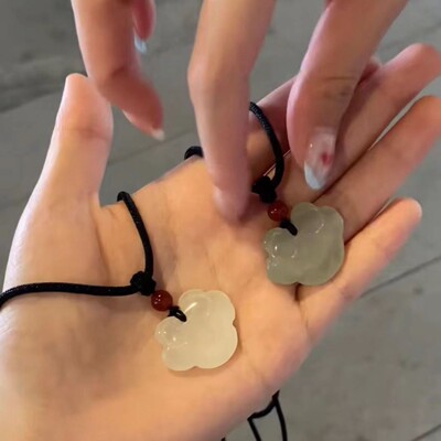 闺蜜项链一人一半闰蜜项链三人友谊项链网红项链爆款闺蜜手工编织