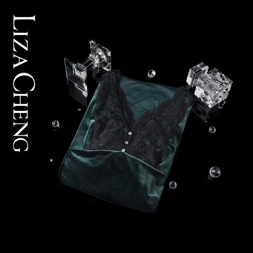 天鹅绒睡裙LizaCheng可外穿