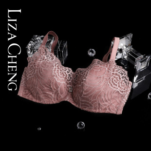 LizaCheng揽月系列无钢圈蕾丝性感薄款 文胸大胸抹胸内衣女LB00005