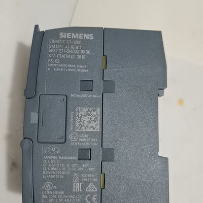 议价231-5ND32 SM1231 16BIT可维修