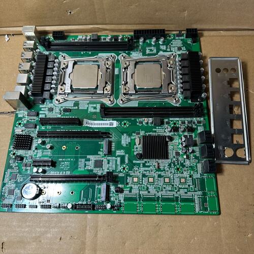 议价X99D-SC D4主板+两颗E5-2670v3处理器套装可维修