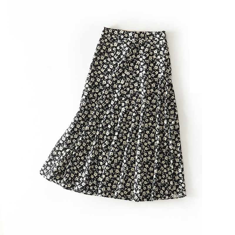 Good quality source order~Korean Edition Broken flowers longuette skirt fashion Big swing skirt R1-Q1055in the Women's clothing/Boutique , Skirts  category - from Buy2taobao.com to provide professional Taobao agent buy service