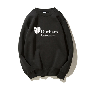 新品英国杜伦大学卫衣学院风情侣冬季加绒加厚宽松学生酒红外套