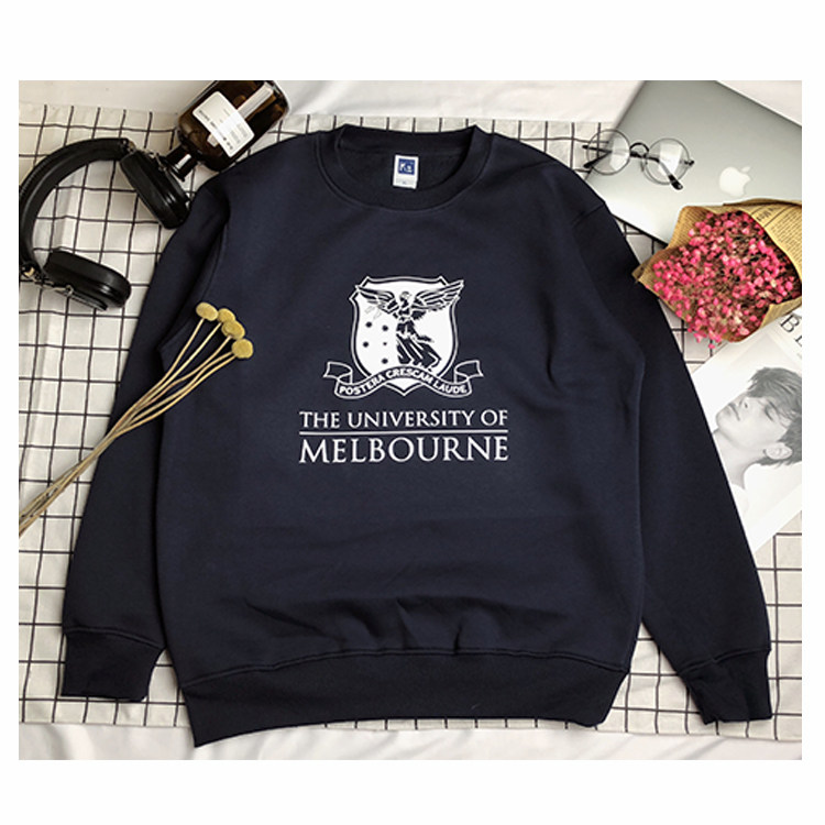 澳大利亚澳洲墨尔本大学MELBOURNE圆领套头加绒舒适宽松男女卫衣,男装,卫衣,淘宝优惠券,粉丝福利购,淘宝优惠卷