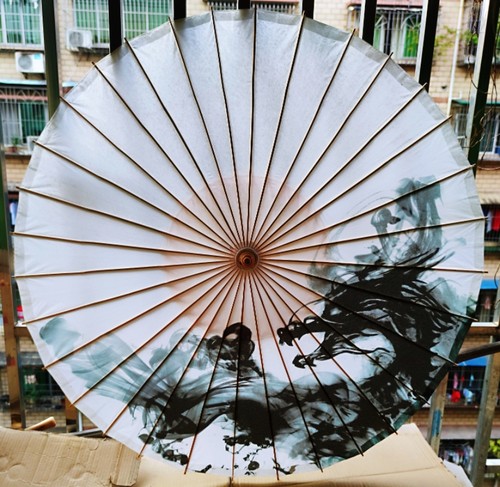 古风油纸伞水墨丹青传统文化拍照跳舞走秀中式古代雨伞防雨桐油伞
