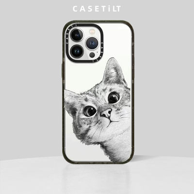 CASETi刘宇明星同款联名款躲猫猫peekaboo cat适用于苹果14pro max手机壳iPhone13pro max保护套12全包防摔卡