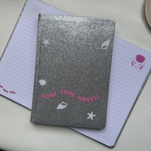 a5横线本闪光本子横线本记事本日记本学生用本子装反瑕疵的本子