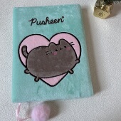 外贸a5正版 胖吉猫毛绒横线本卡通可爱记事本手账本子学生奖品本子