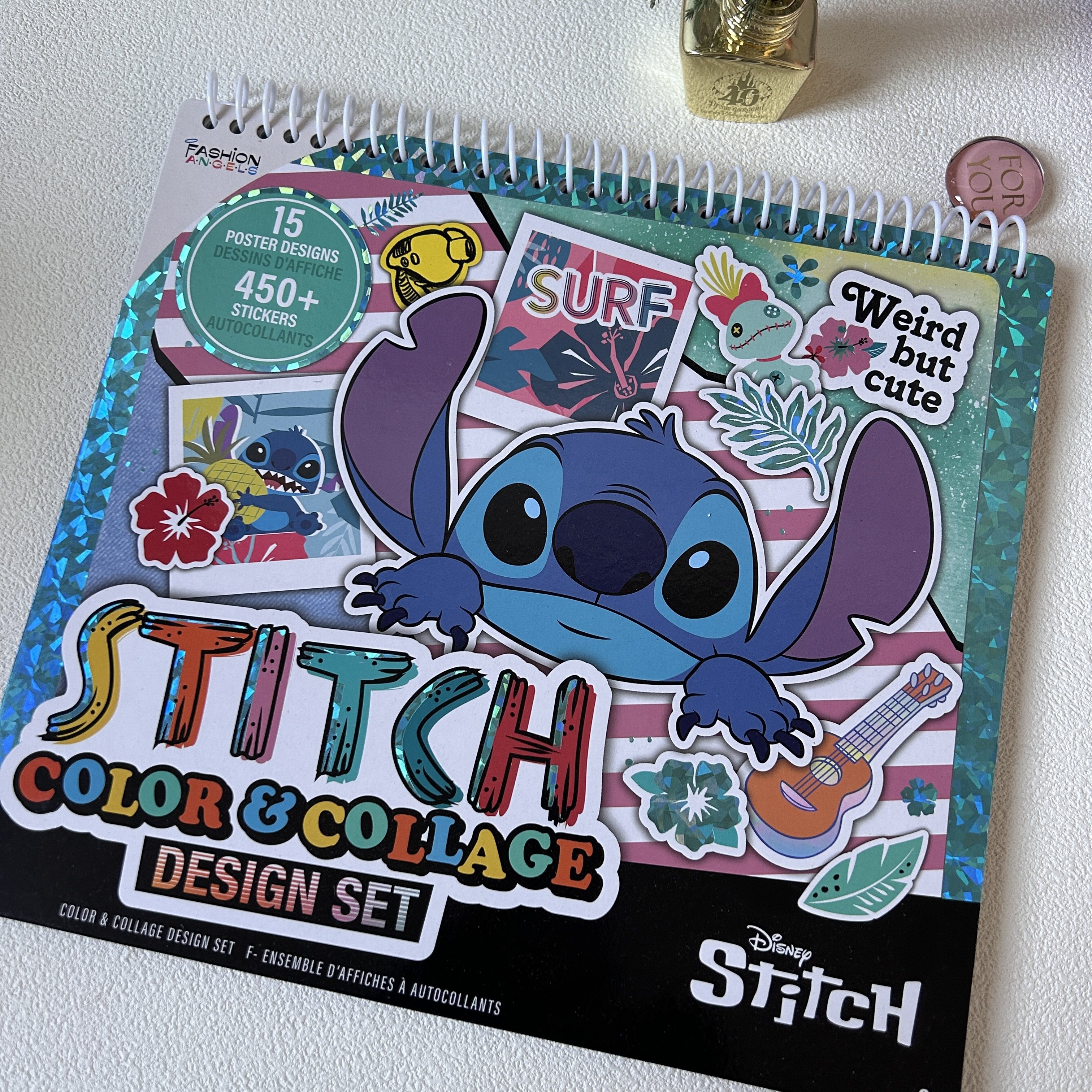 外贸尾贴纸填色本高颜值卡通可爱图画本学生奖品本子彩色填色本子