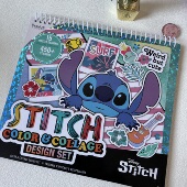 外贸尾贴纸填色本高颜值卡通可爱图画本学生奖品本子彩色填色本子